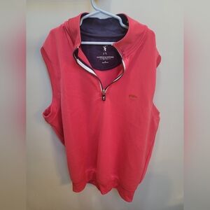 Fairway & Greene Red Half-Zip Pullover